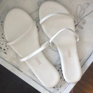 Tkees double strap ivory flip flop
